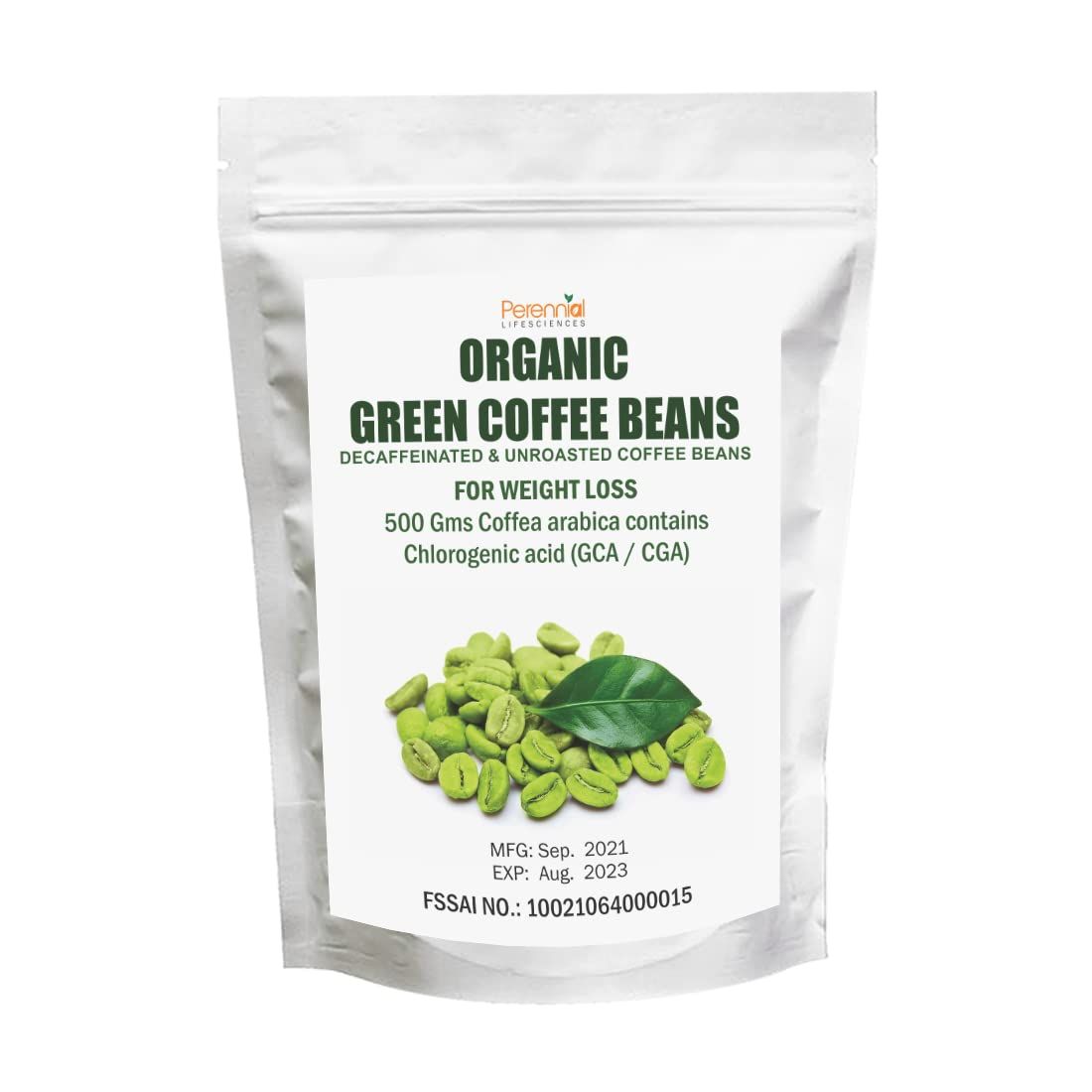 Perennial Lifesciences Organic Green Coffee Beans Image