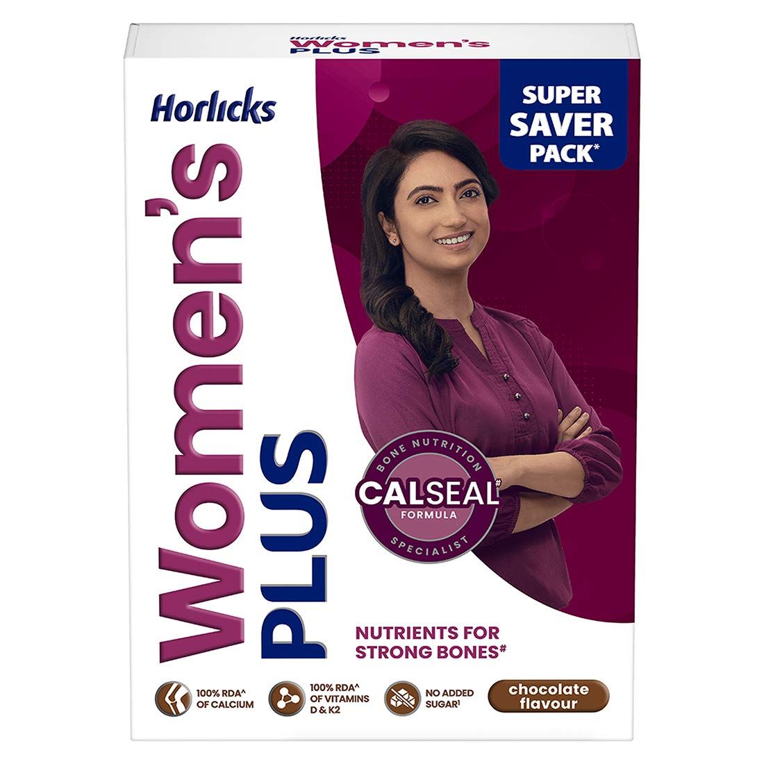 Horlick's Women's Plus Chocolate Health Drink Powder Image