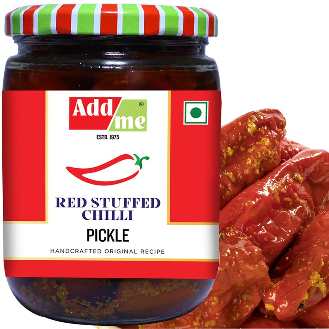 Add Me Red Stuffed Chilli Pickle Image