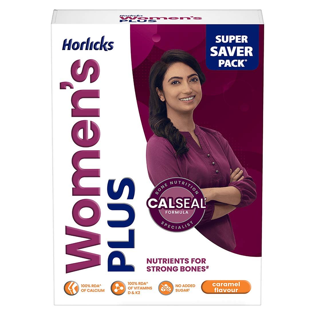 Horlick's Women's Plus Caramel Health Drink Powder Image