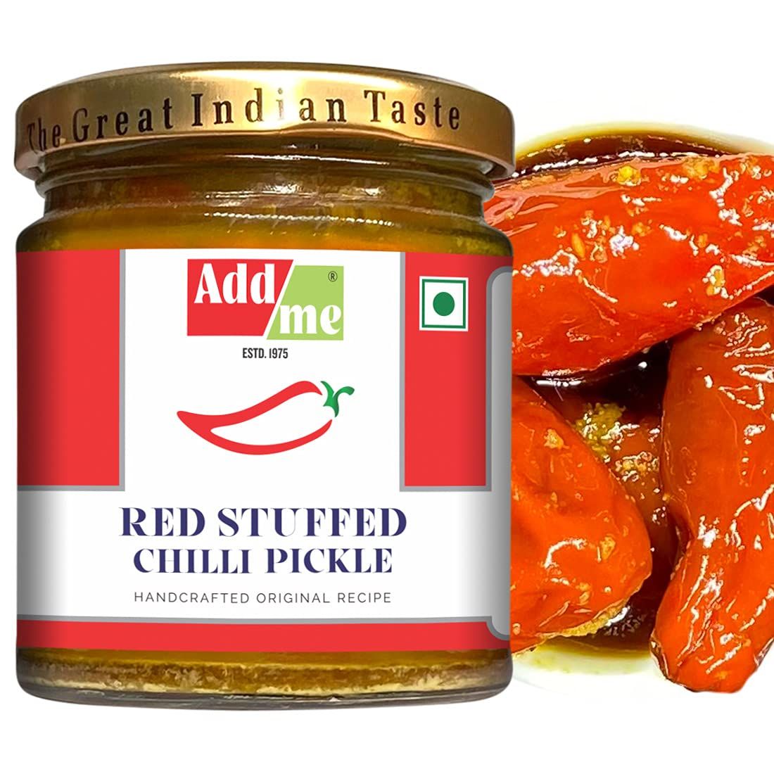 Add me Red Stuffed Chilli Pickles Image