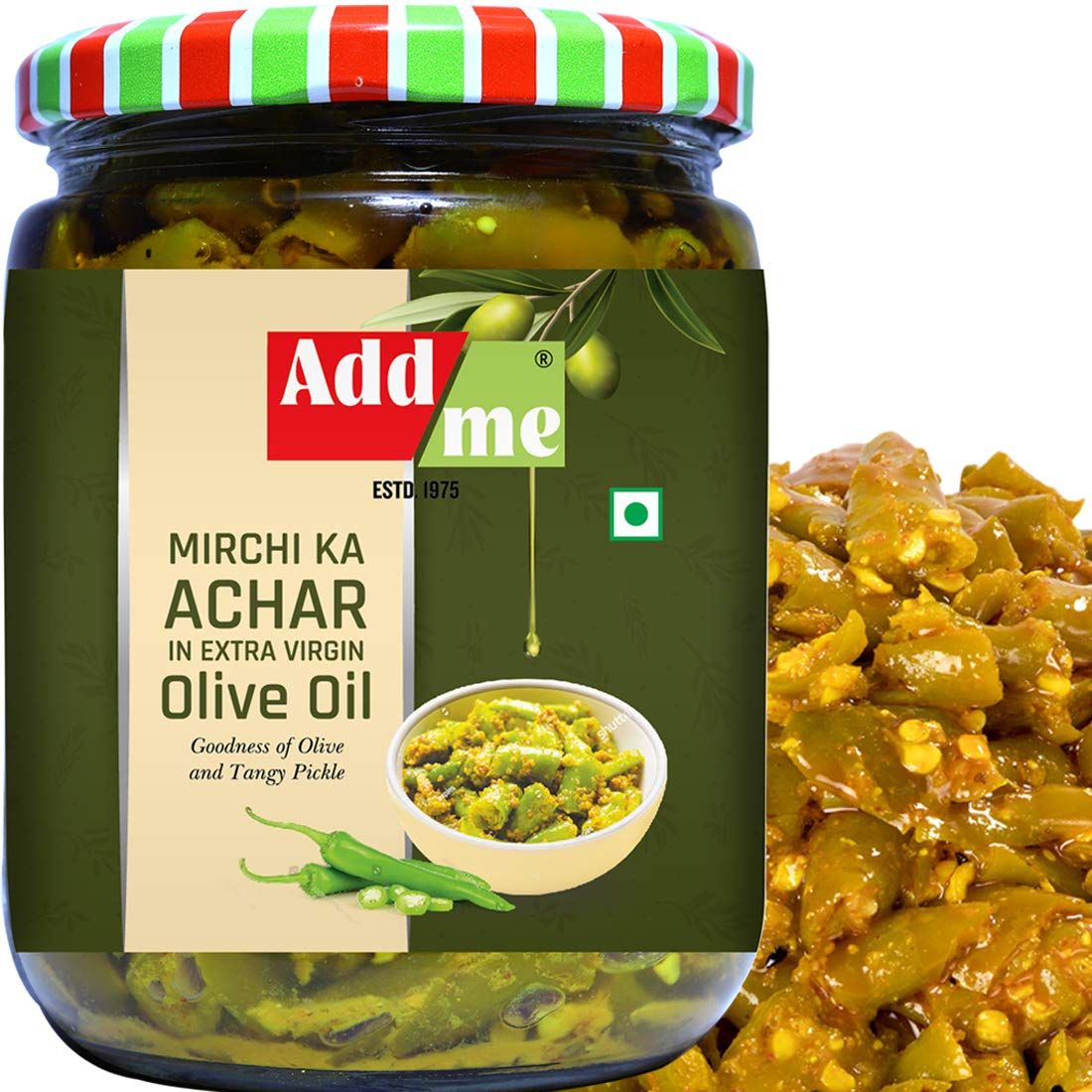 Add me Chilli Pickle in Olive Oil Image