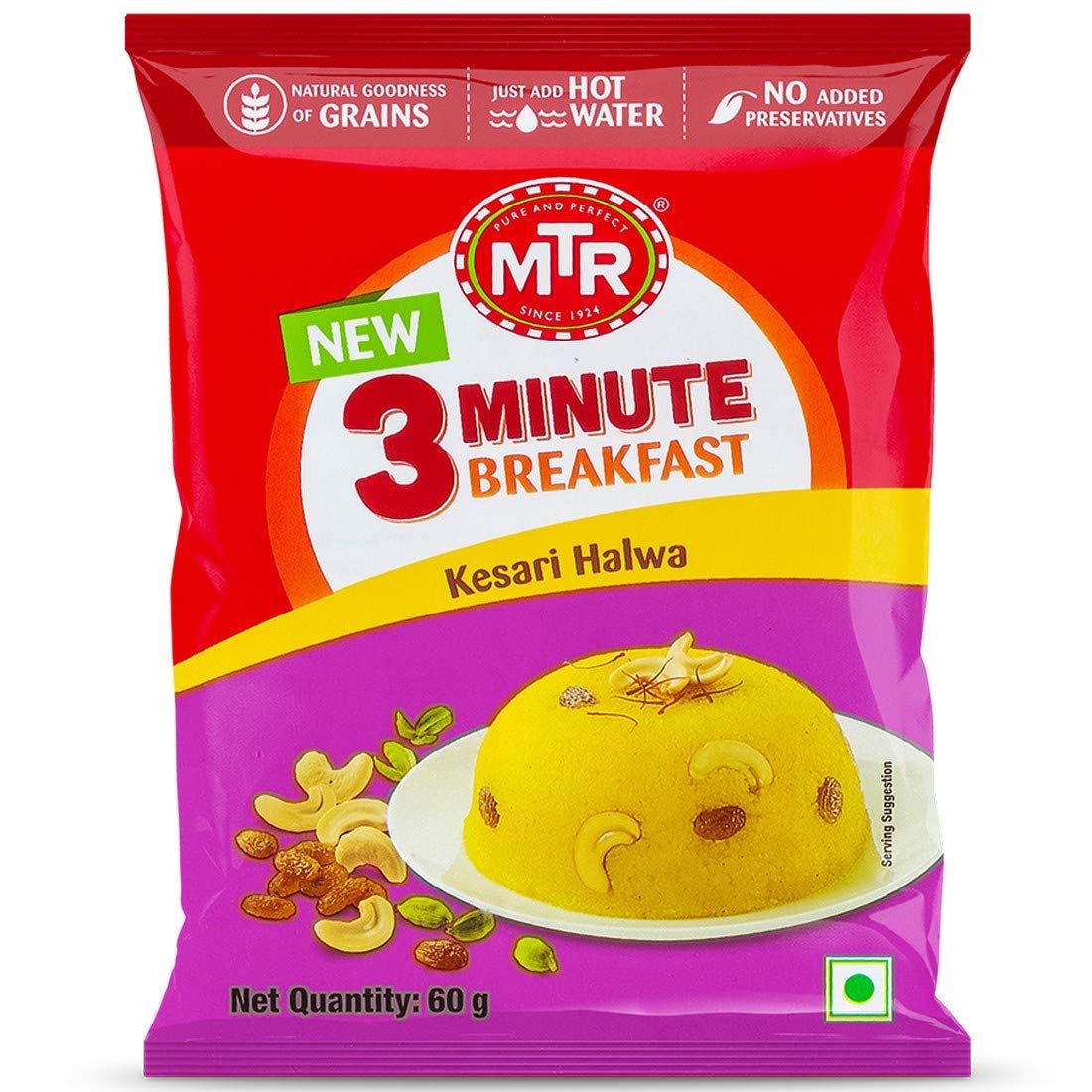 MTR 3 Mins Breakfast Kesari Halwa Image