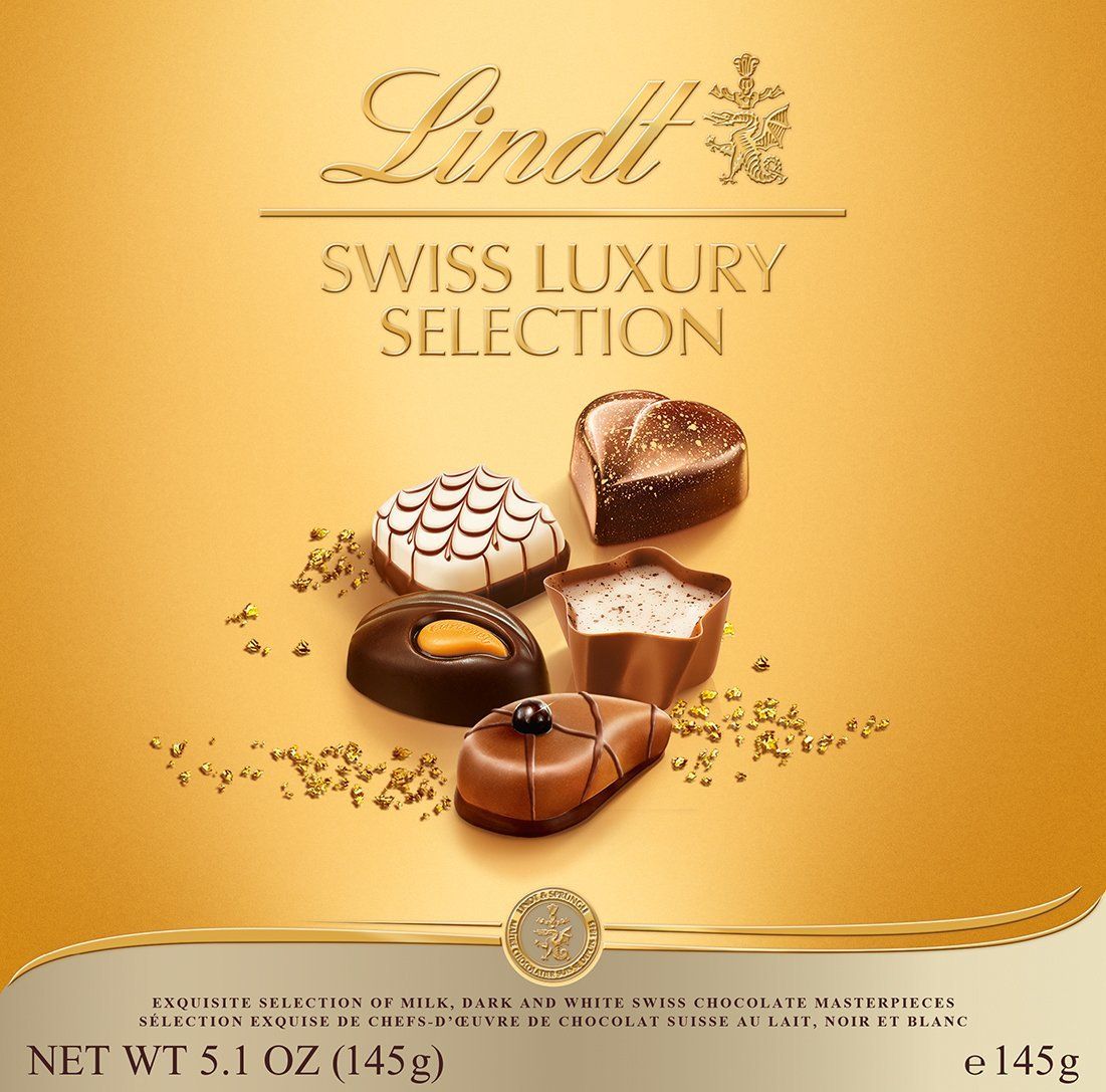 Lindt Swiss Luxury Finest Selection of Dark Milk & White Chocolate Pralines Image