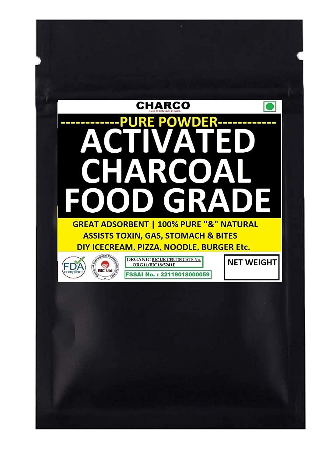 CHARCO Skin To Internal Health Activated Charcoal Powder Image