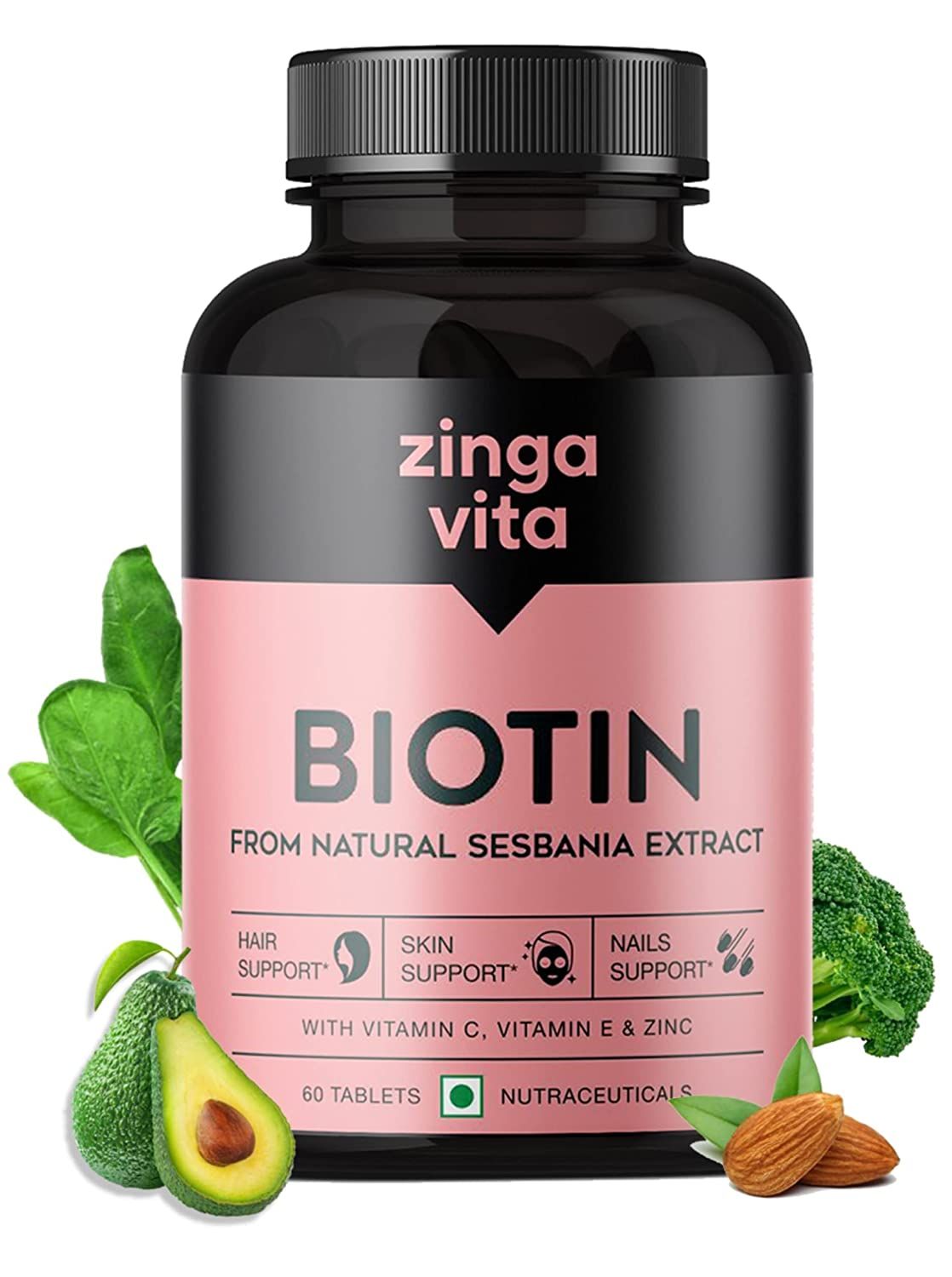 Zingavita Plant Based Biotin Image