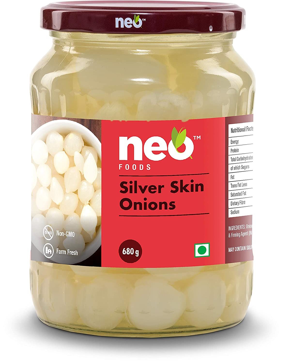 Neo Silver Skin Onions In Vinegar Image