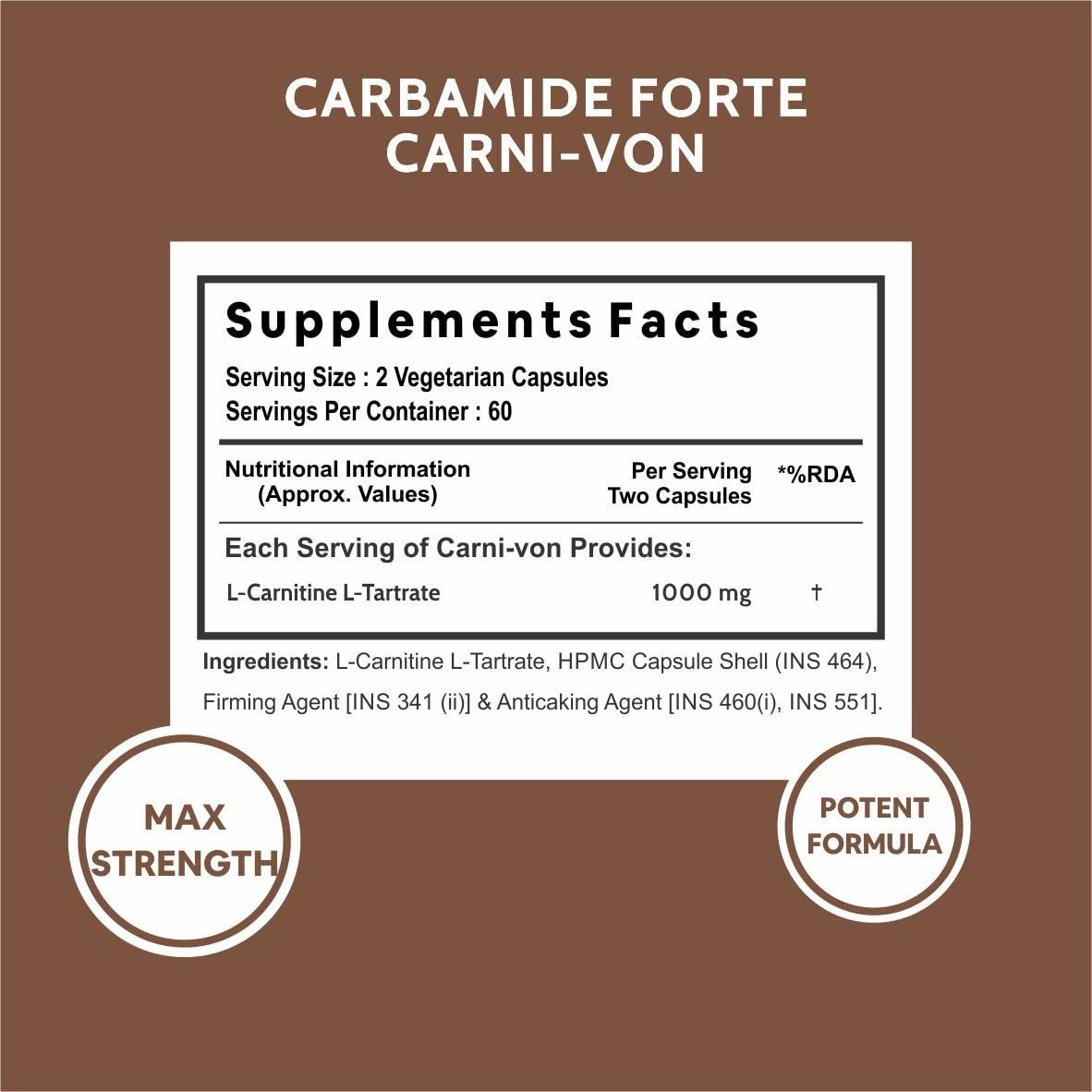 Carbamide Forte L-Carnitine L-Tartrate Image