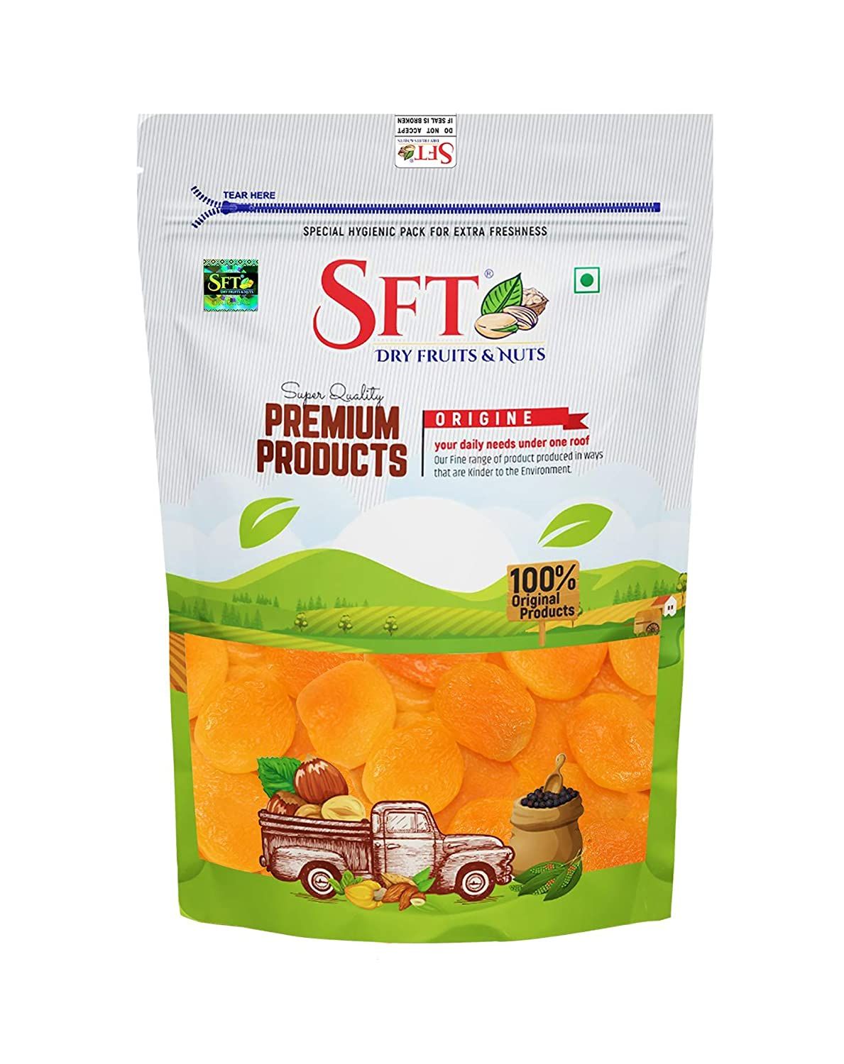 SFT Apricot Seedless Dried Image