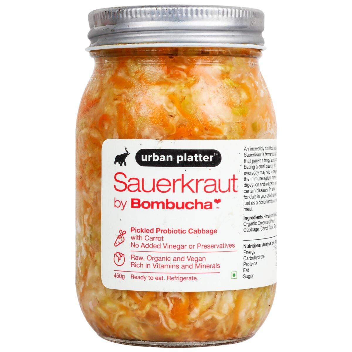 Urban Platter Sauerkraut Cabbage with Carrot Image