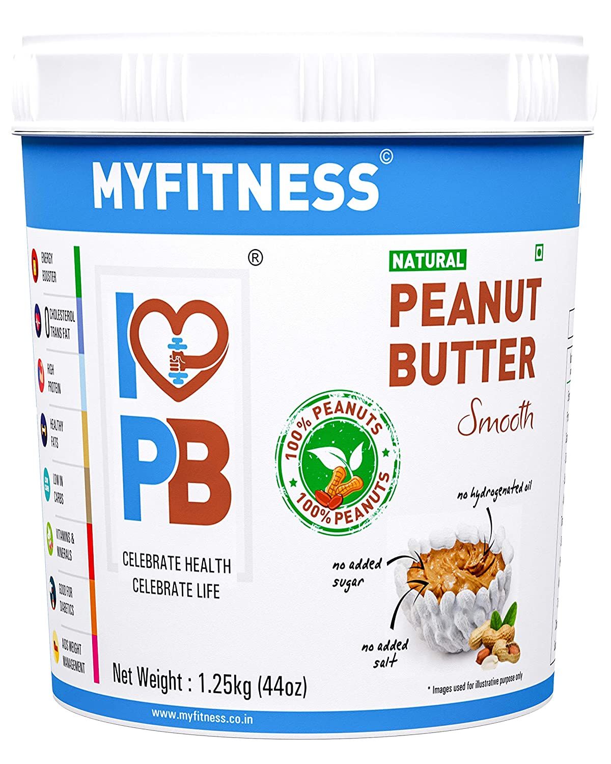 Myfitness Natural Peanut Butter Smooth Image