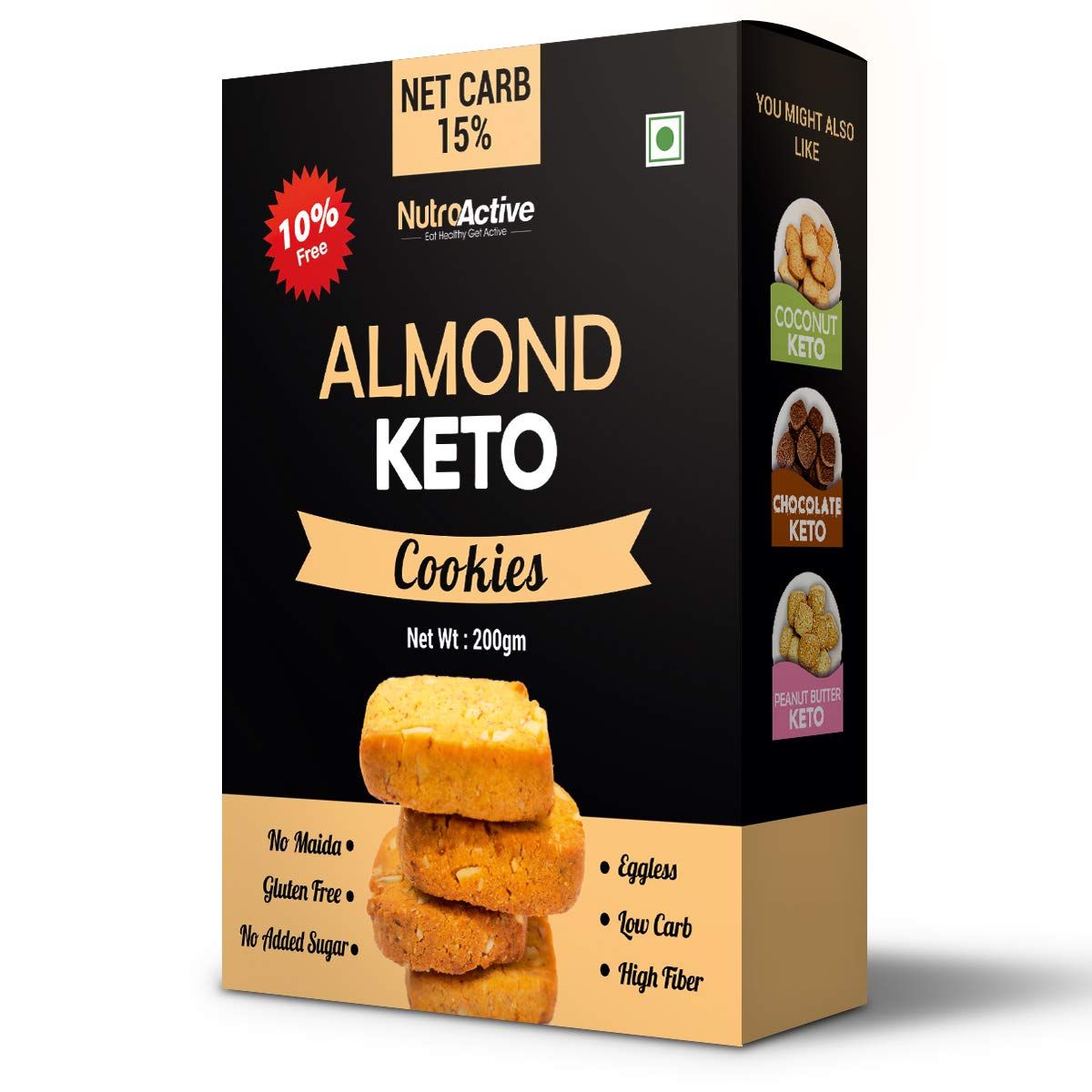 Nutro Active Almond Cookies Image