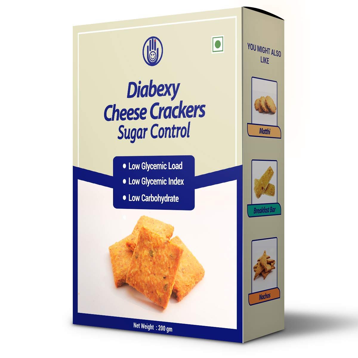 Diabexy Diabetic Food Product Sugar Free Cheese Cracker Image