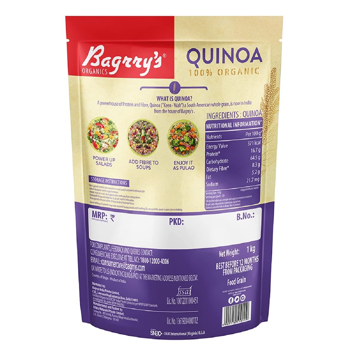 Bagrry's Organic Quinoa Image