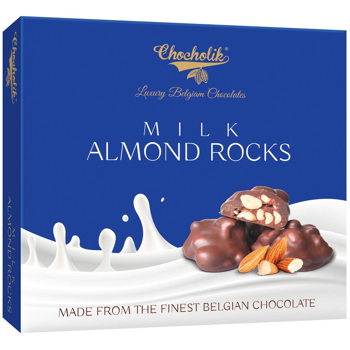 Chocholik Belgium Milk Almond Rocks Chocolate Gift Image