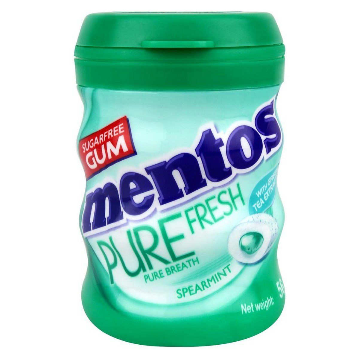 Mentos Pure Fresh Gum Spearmint Flavour Image