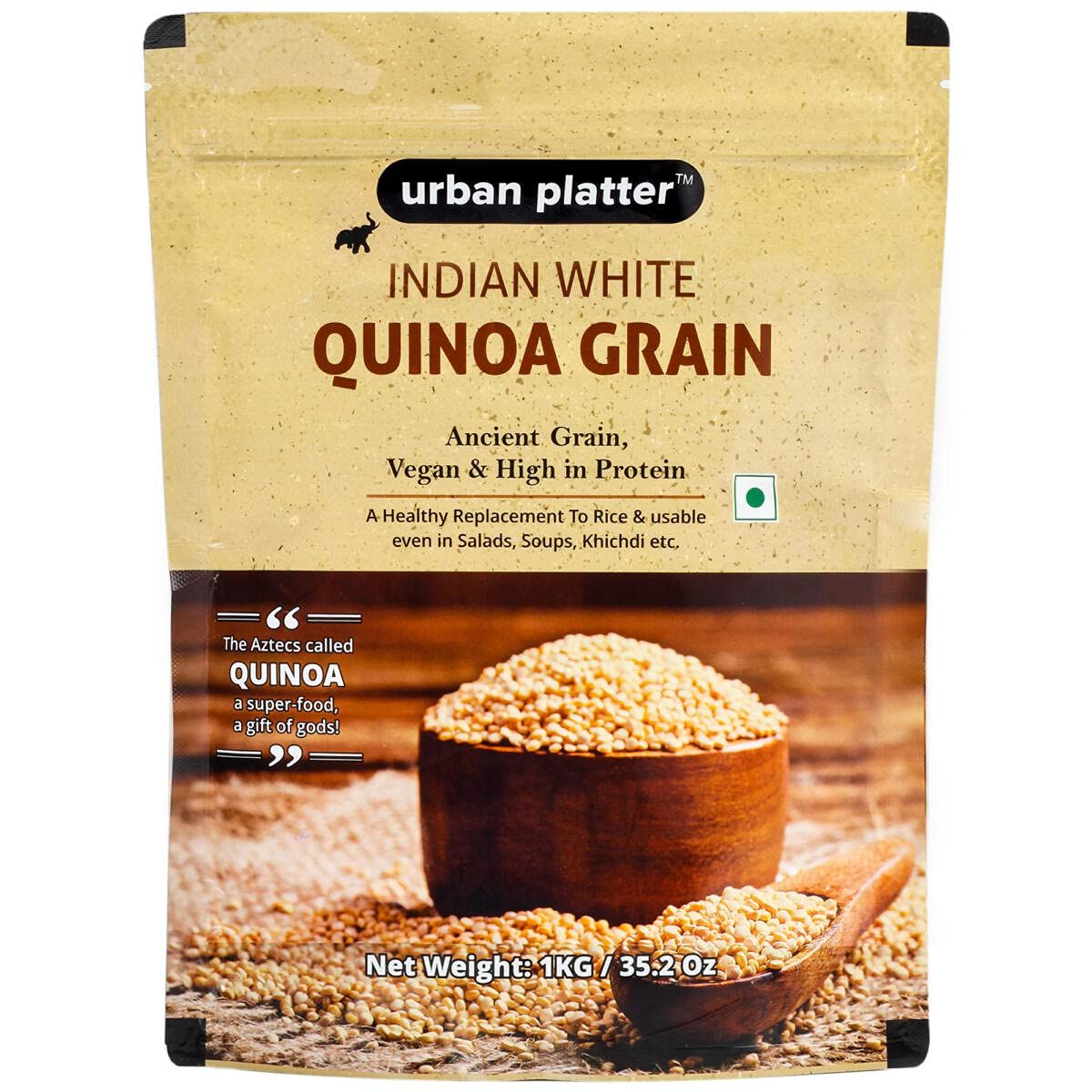 Urban PLatter Whole White Indian Quinoa Grain Image