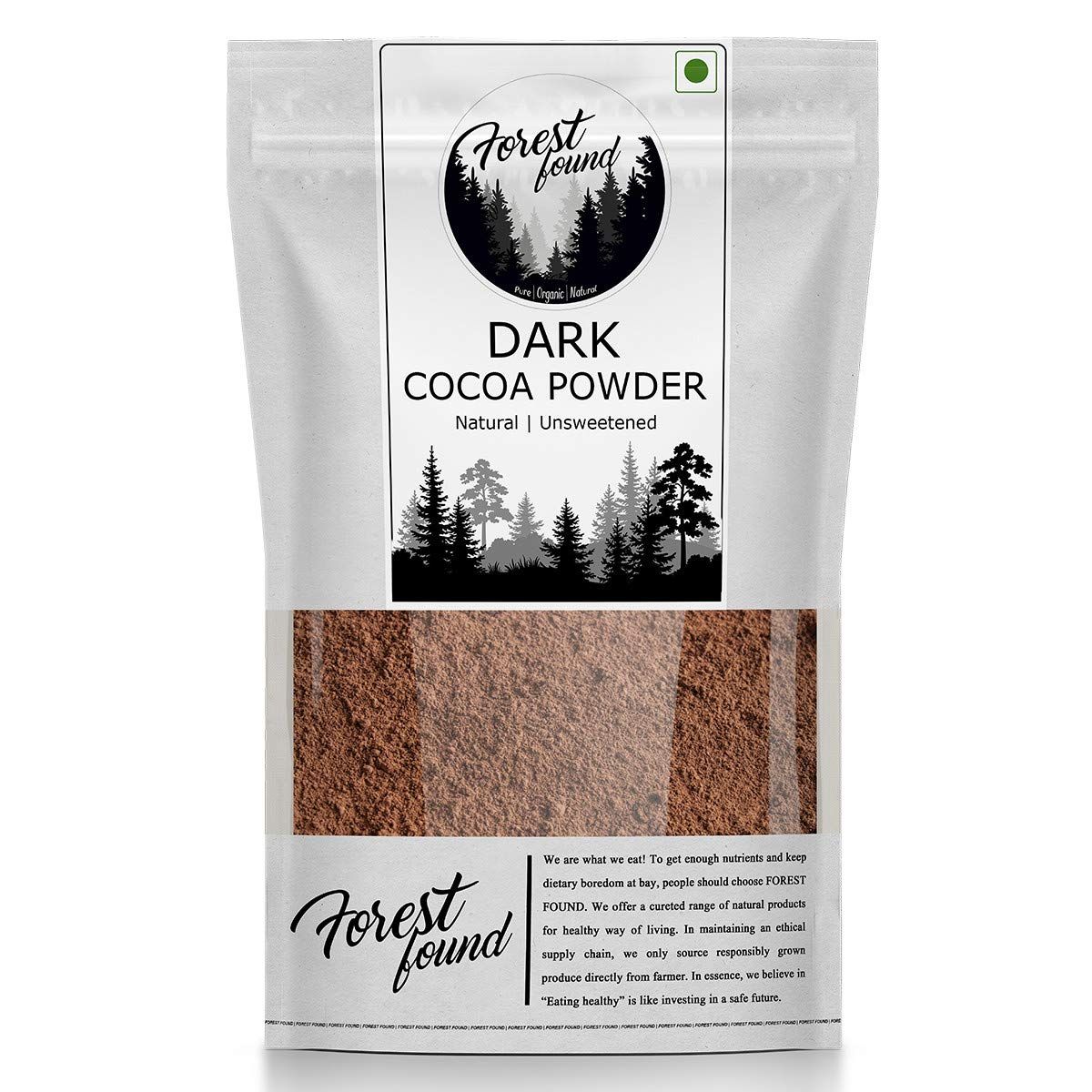 Forest Found Unsweetened Dark Cocoa Powder Image