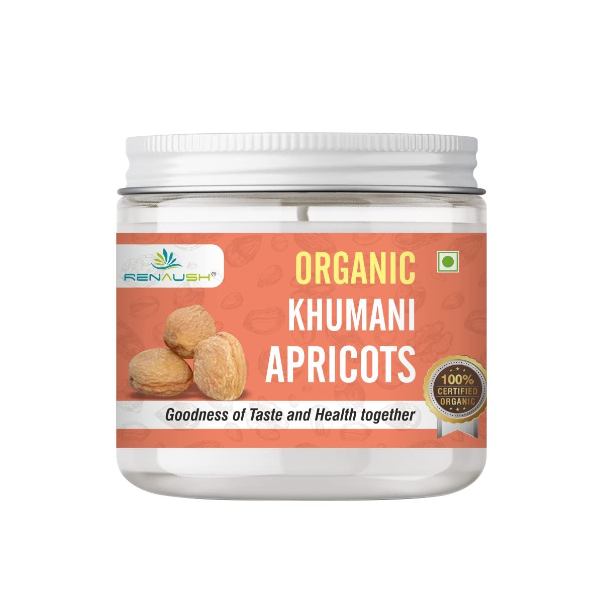 RENAUSH Organic Dried  Khumani Apricots Image