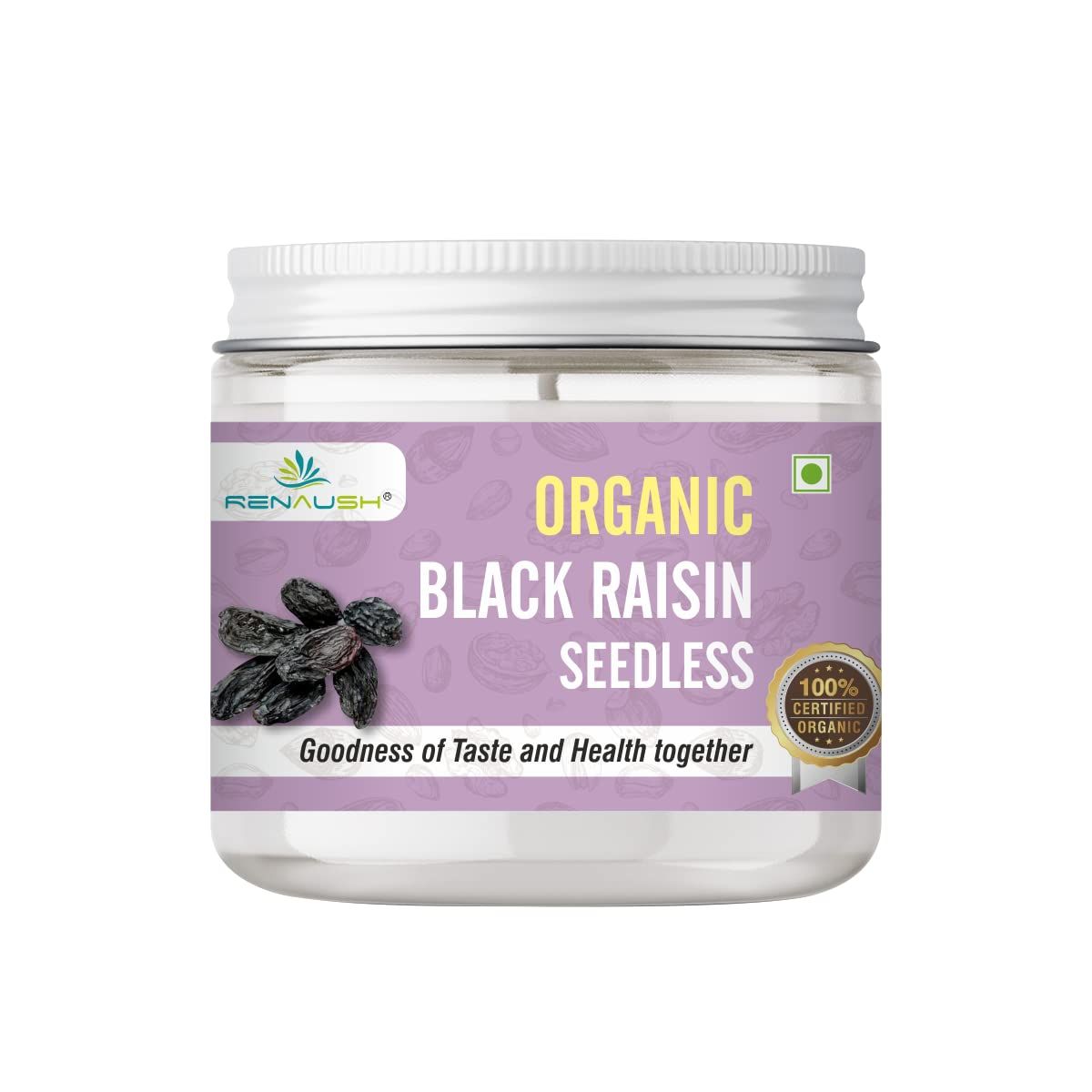 RENAUSH Organic Black Raisins Seedless Image