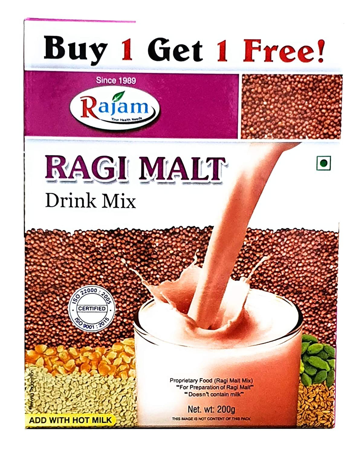 Rajam Ragi Malt Drink Mix Image