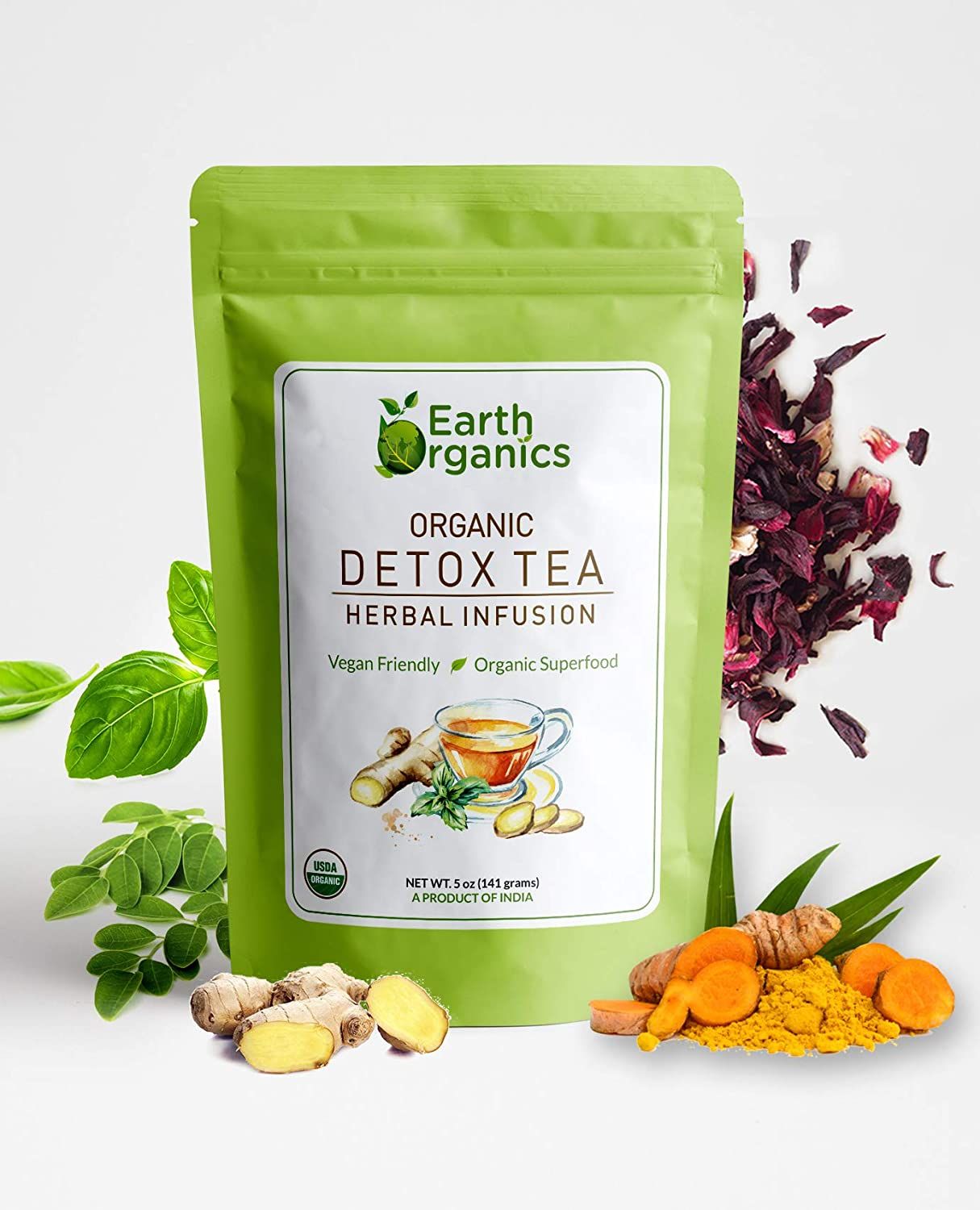 Earth Organics Organic Detox Tea Image