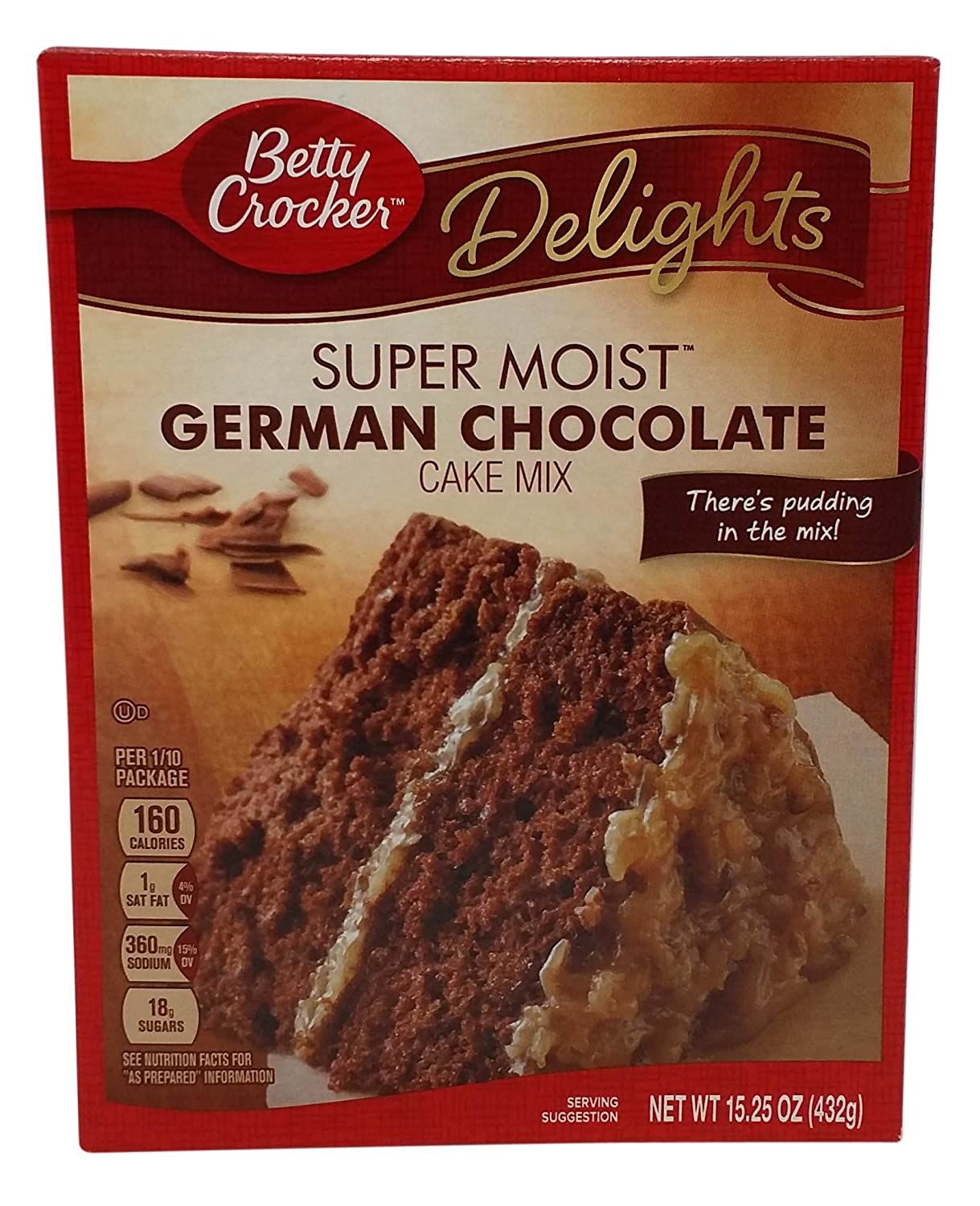 Betty Crocker Super Moist Cake Mix German Chocolate Image