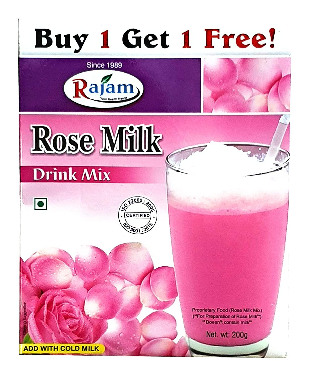 Rajam Rose Milk Drink Mix Image