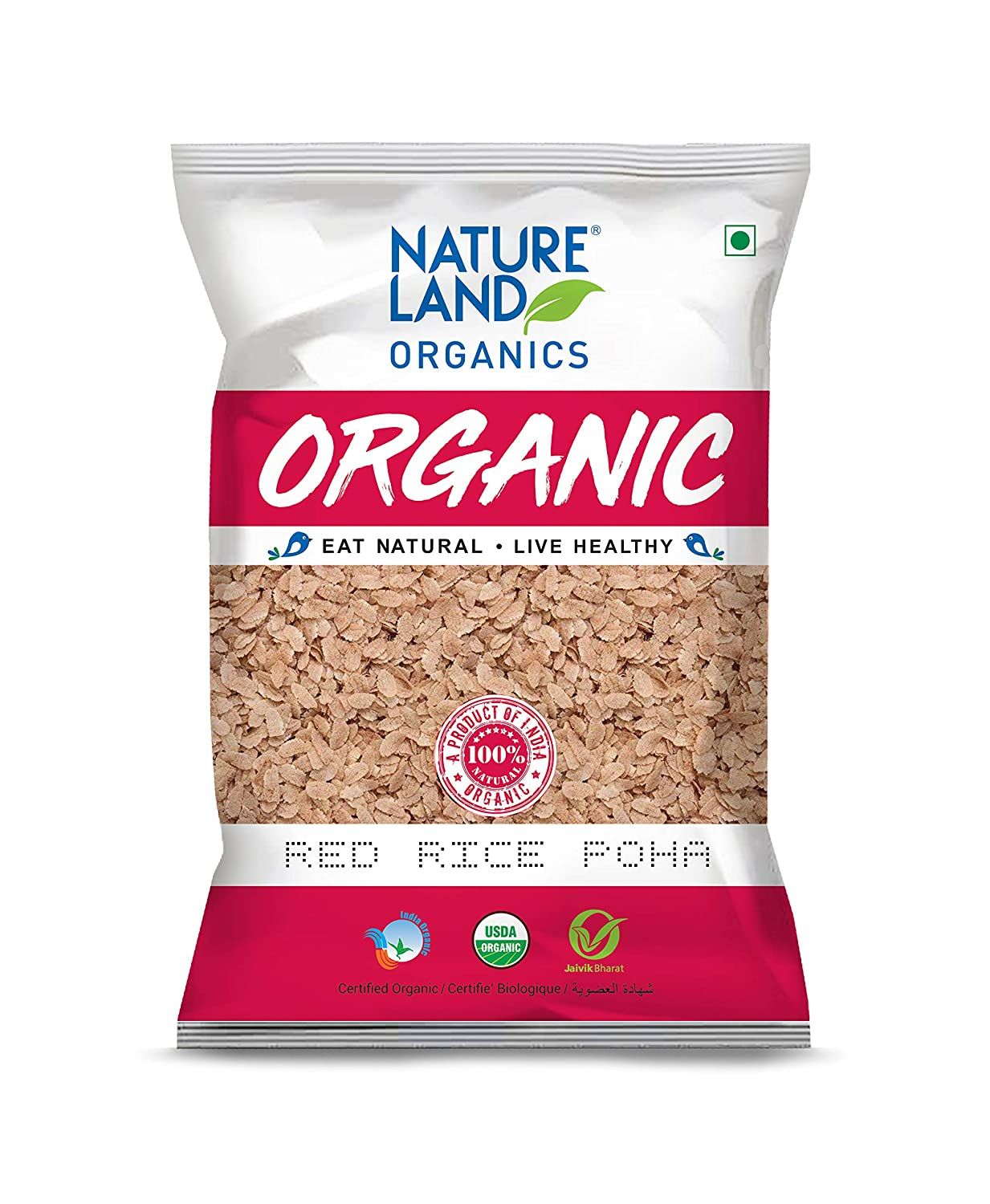 Natureland Organics Red Rice Poha Image