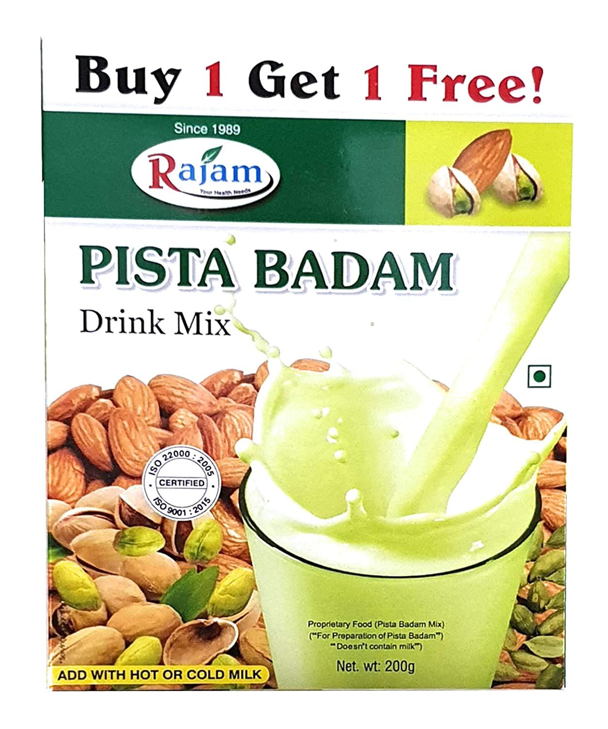 Rajam Pista Badam Drink Mix Image