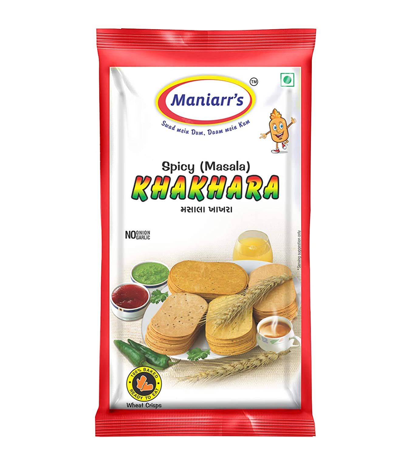 Maniarr's Spicy Cumin & Black Pepper Khakhra Snacks Image