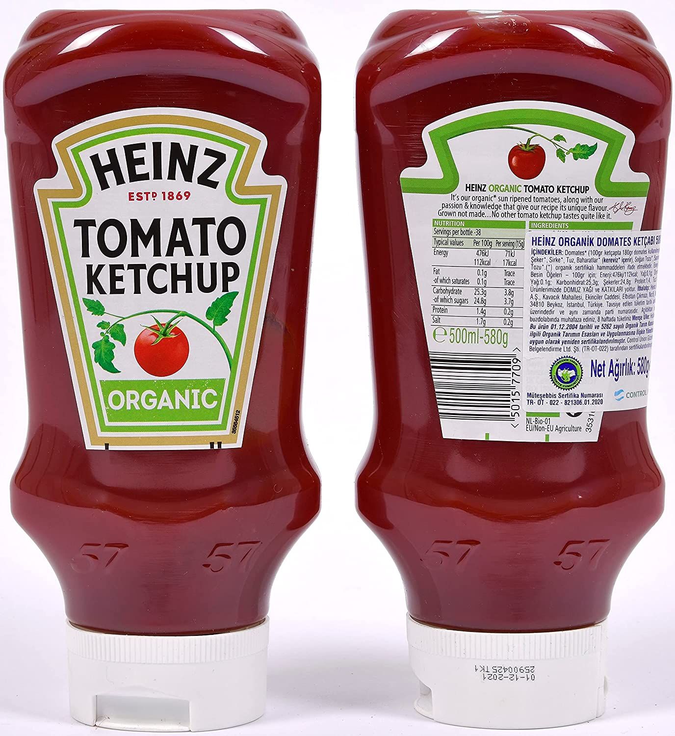 Heinz Organic Tomato Ketchup Image