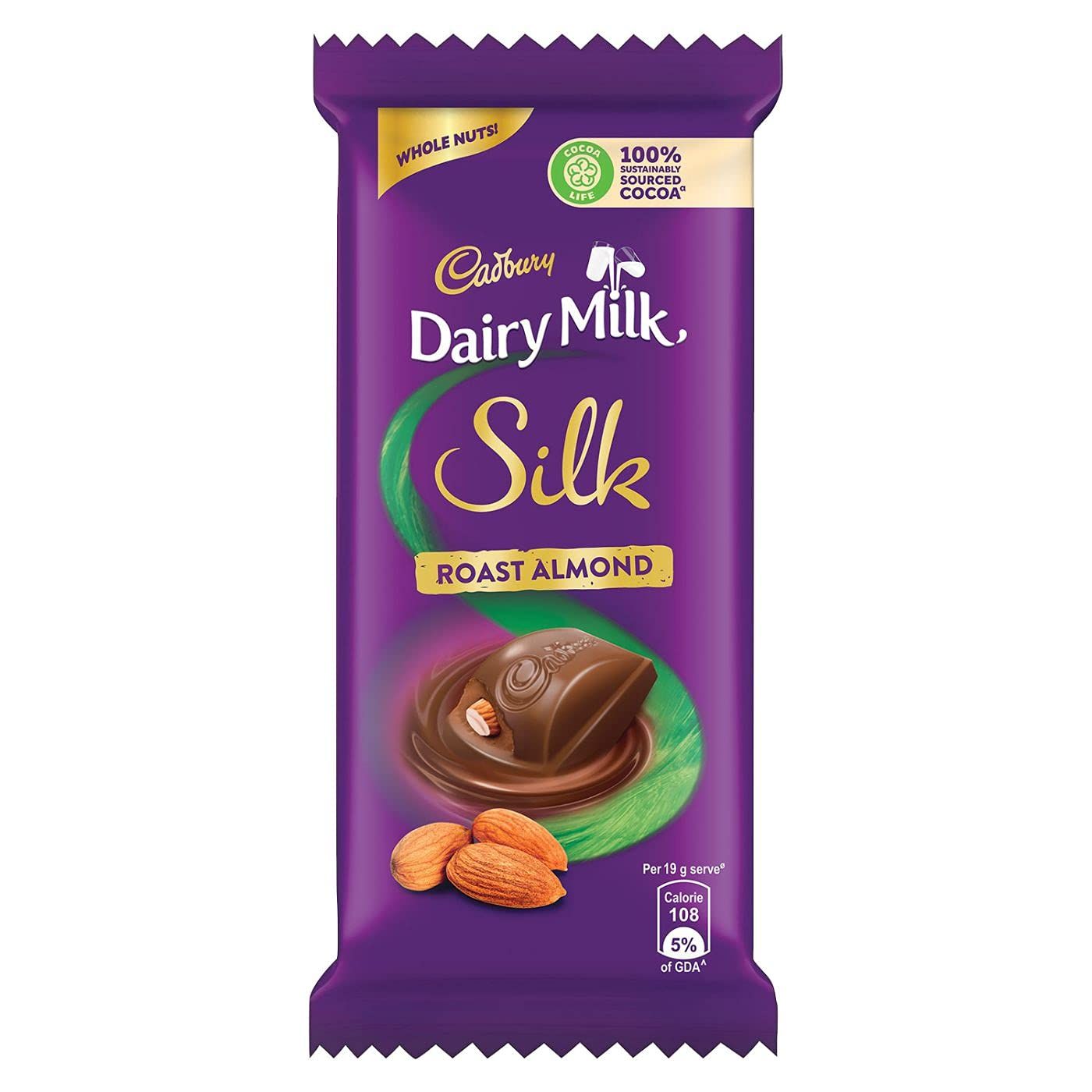 Cadbury Dairy Milk Silk Roast Almond Chocolate Image