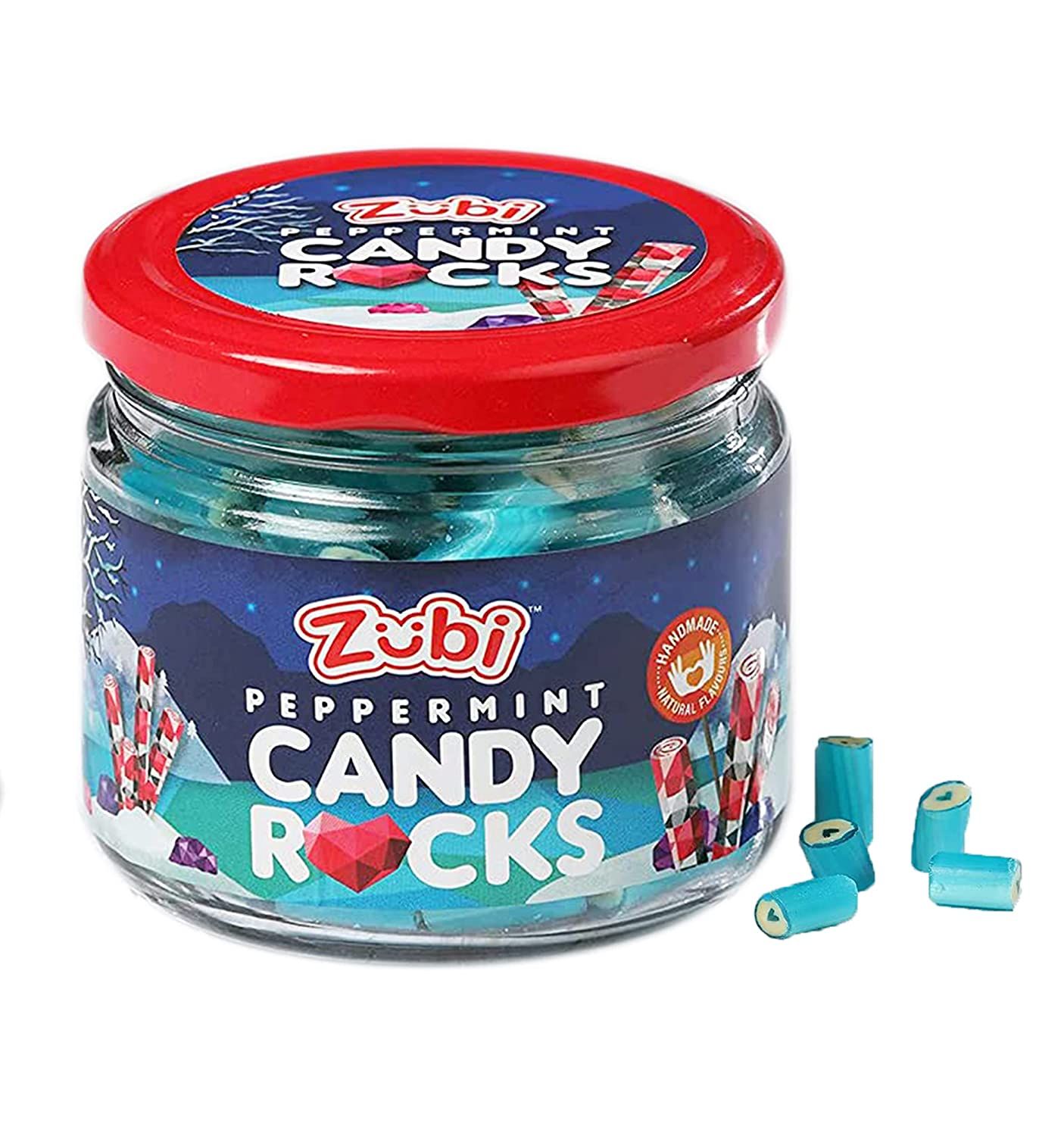 Zubi Pepper Mints Rocks Hard Candies Image