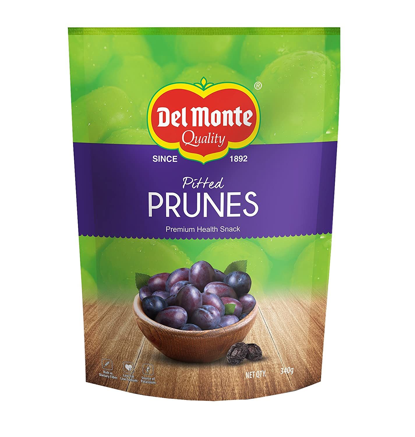 Del Monte Dried Premium Pitted California Prunes Image