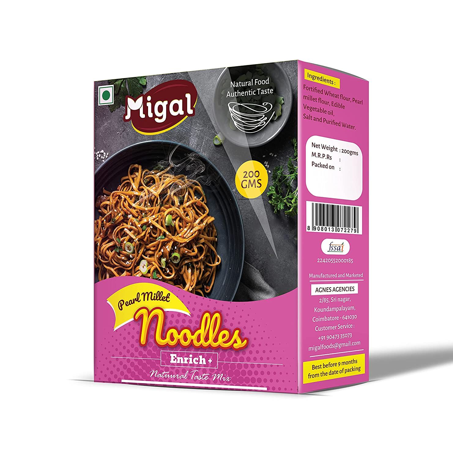 Migal Pearl Millet Noodles Image
