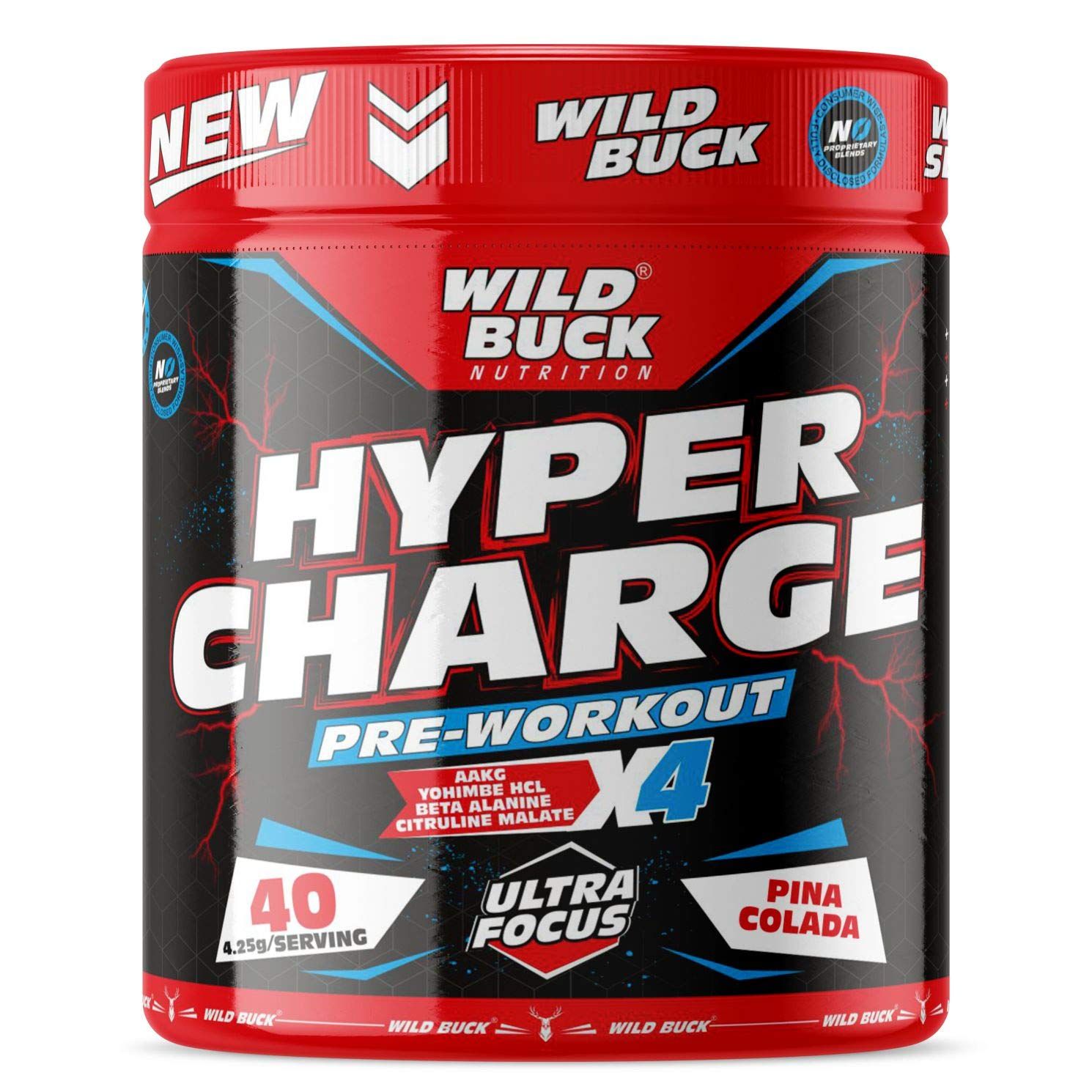 WILD BUCK Hyper Charge Pre Workout Image
