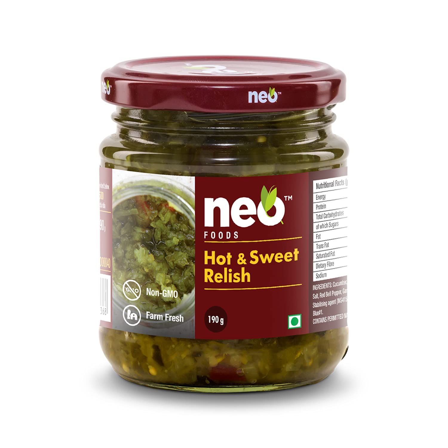 Neo Foods Hot & Sweet Relish Image