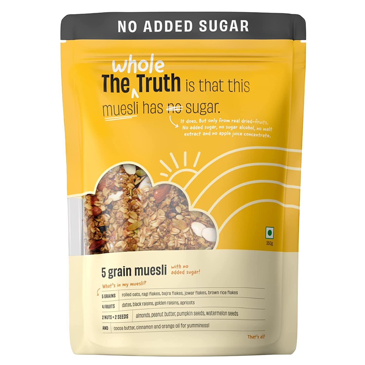 The Whole Truth - Breakfast Muesli - No Added Sugar 5 Grain Muesli Image