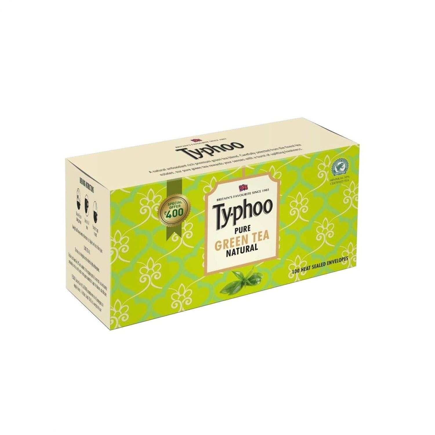 Typhoo Pure Natural Green Tea Bags Image