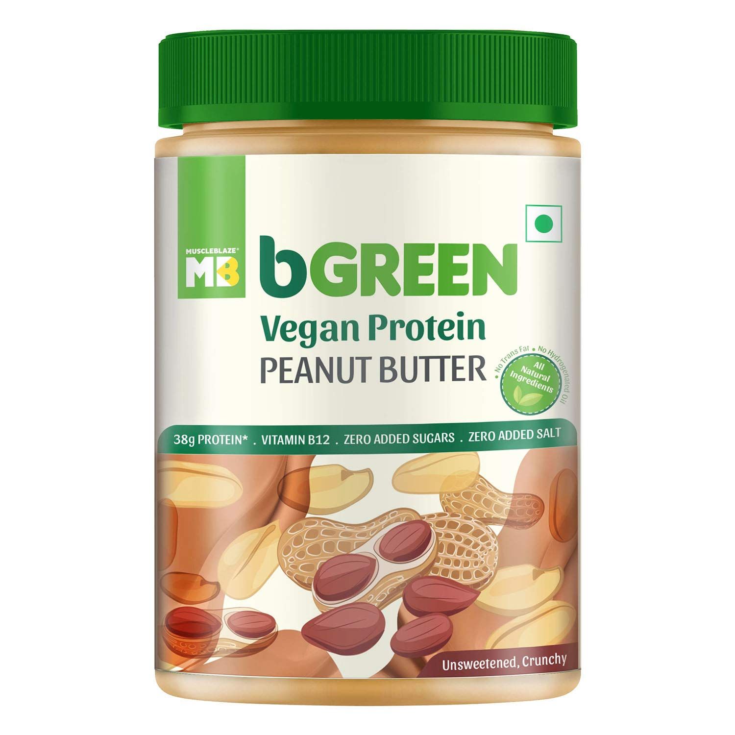 Bgreen Vegan Protein Peanut Butter Image