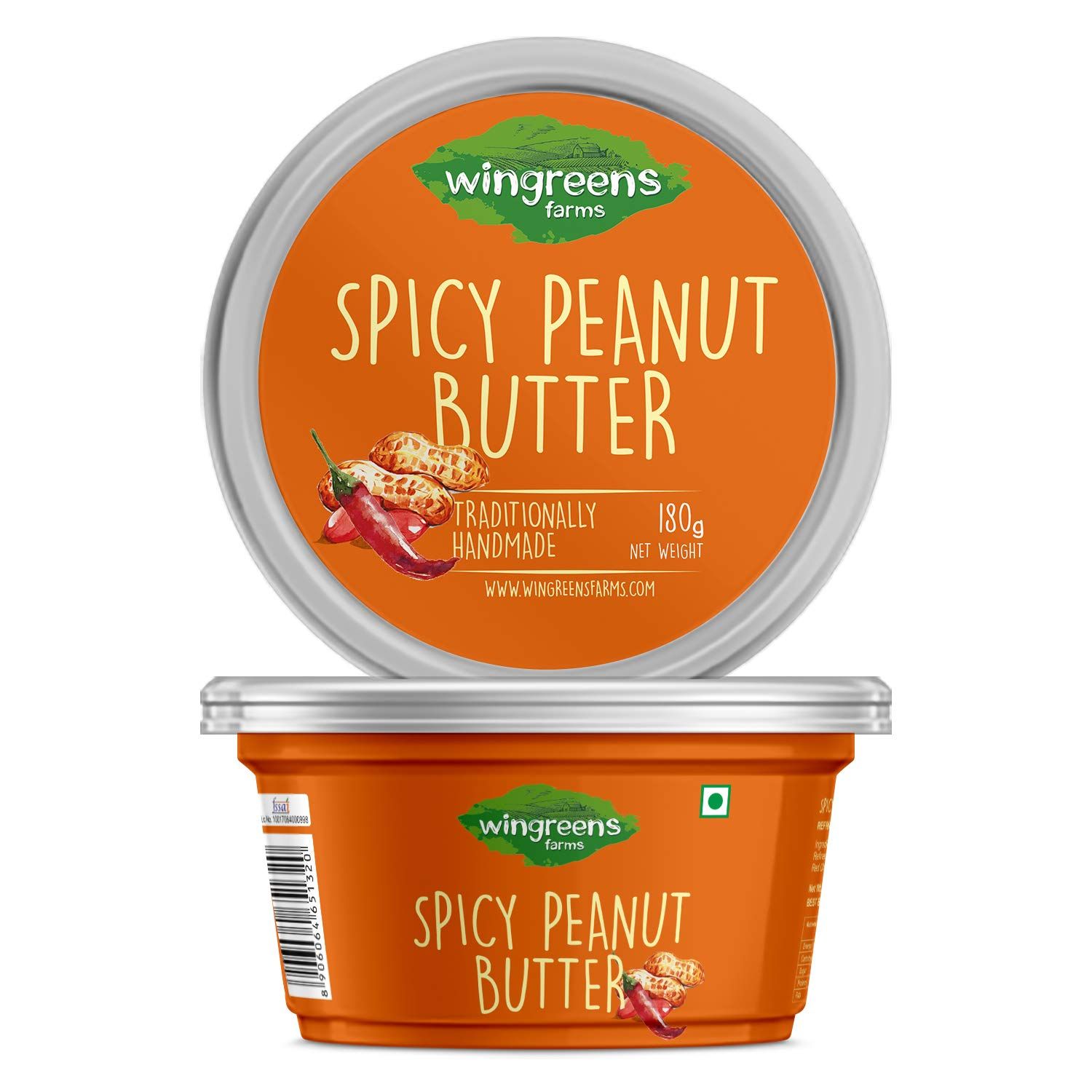 Wingreens Farms Spicy Peanut Butter Image
