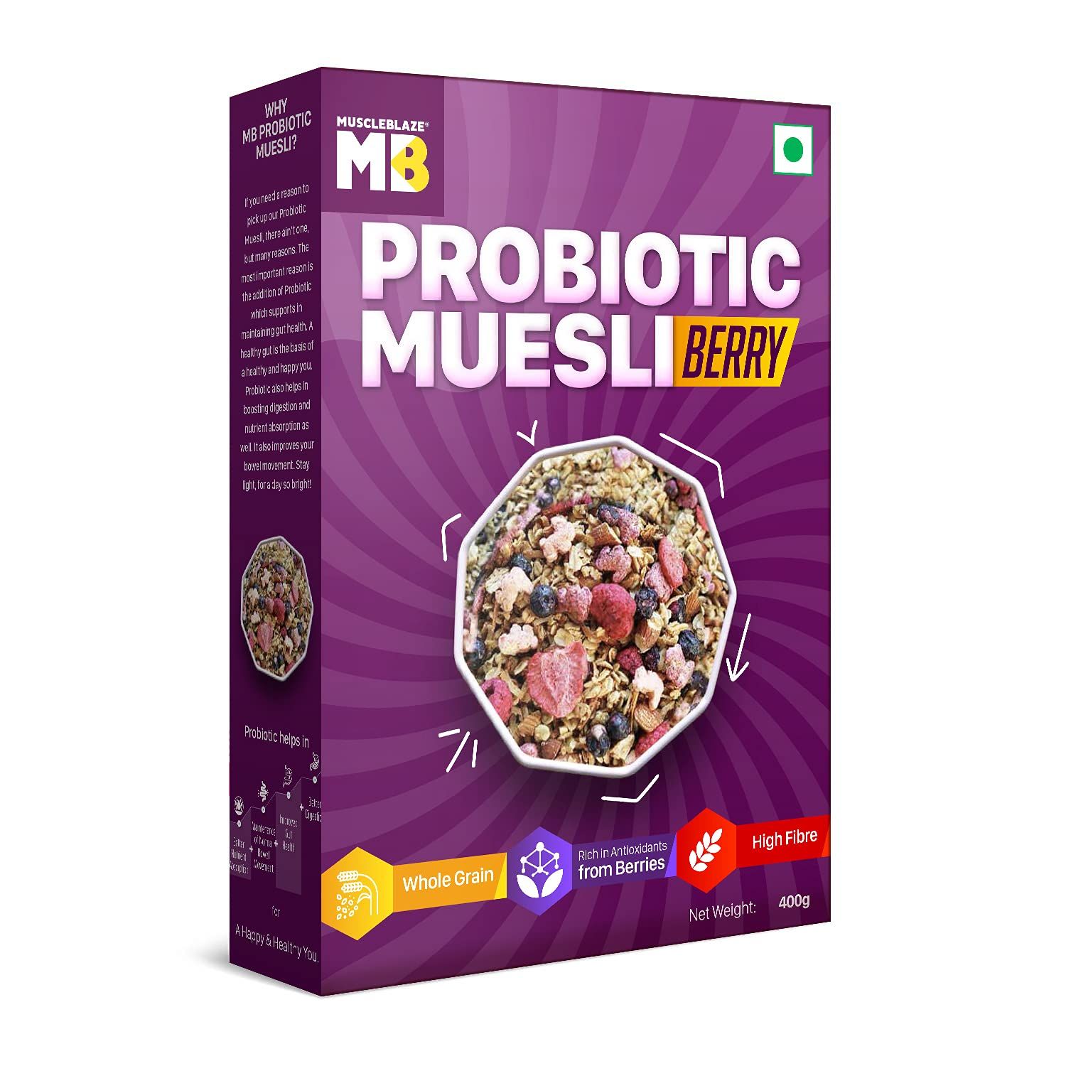 MuscleBlaze Probiotic Muesli Image