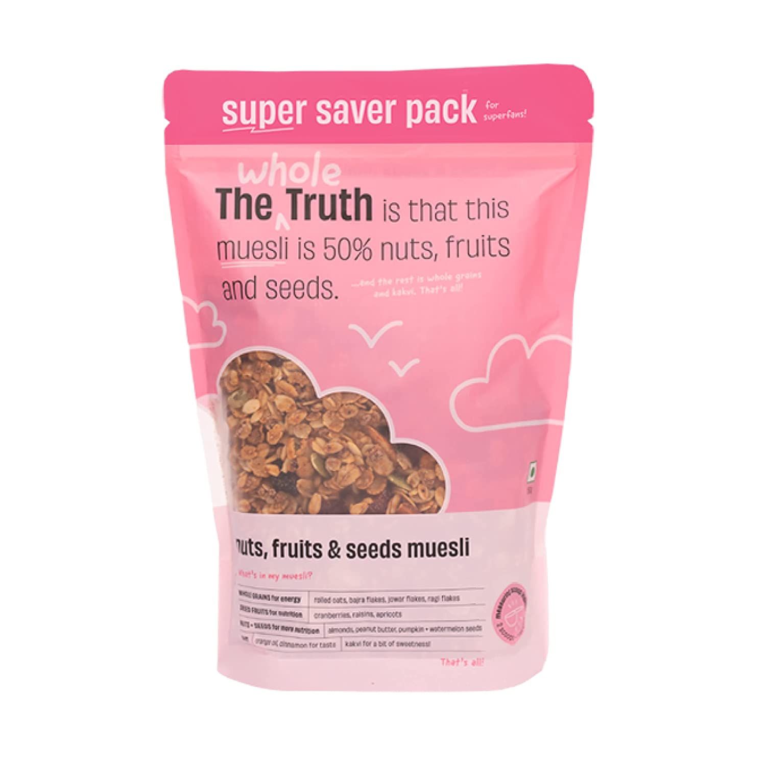The Whole Truth - Breakfast Muesli - Nuts, Fruits And Seeds Image