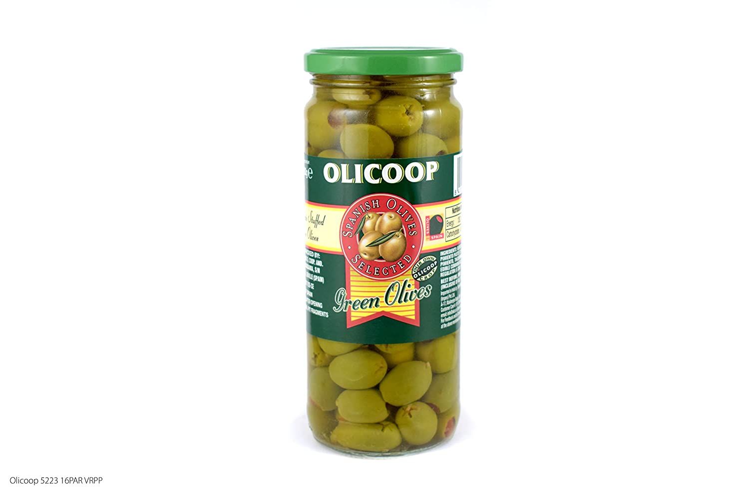 Olicoop Green Stuffed Olives Image