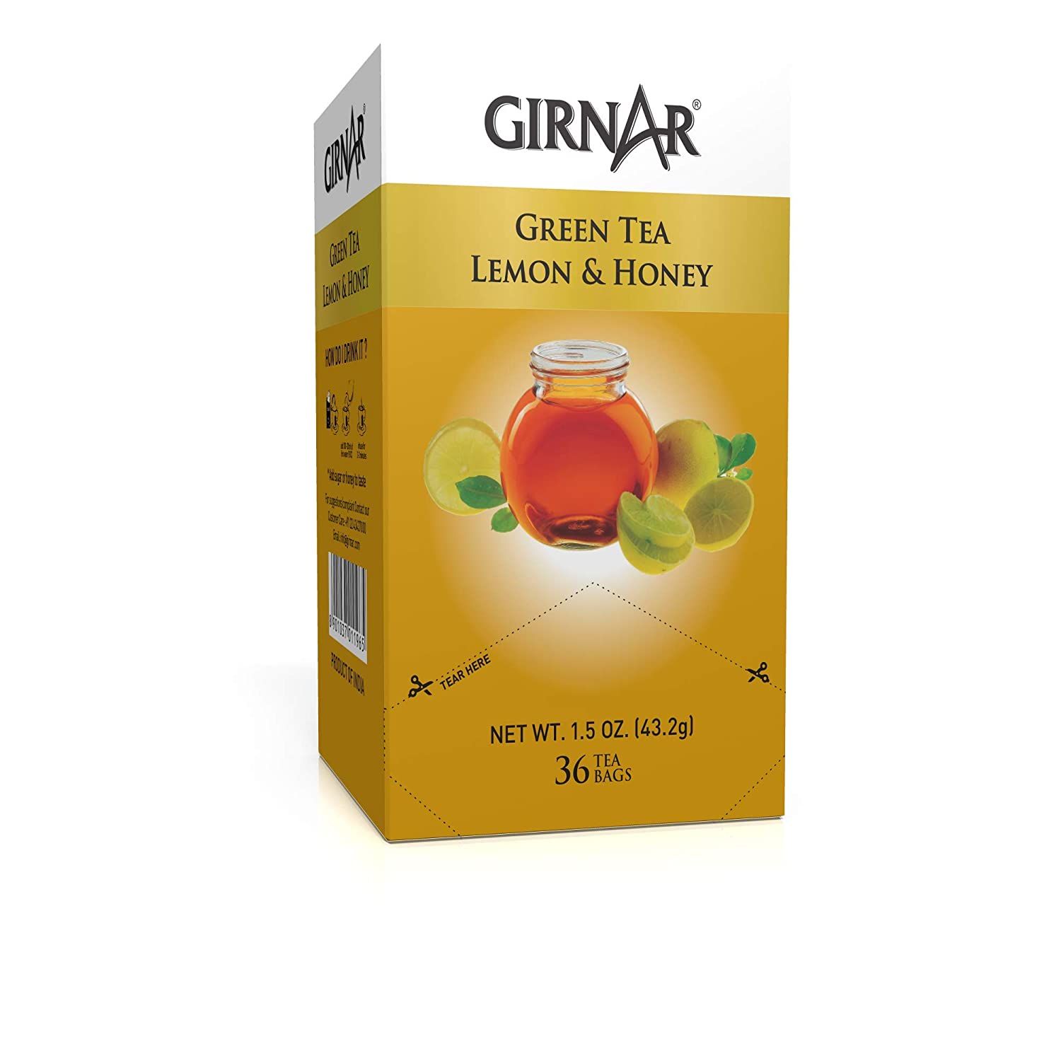Girnar Green Tea Lemon & Honey Image