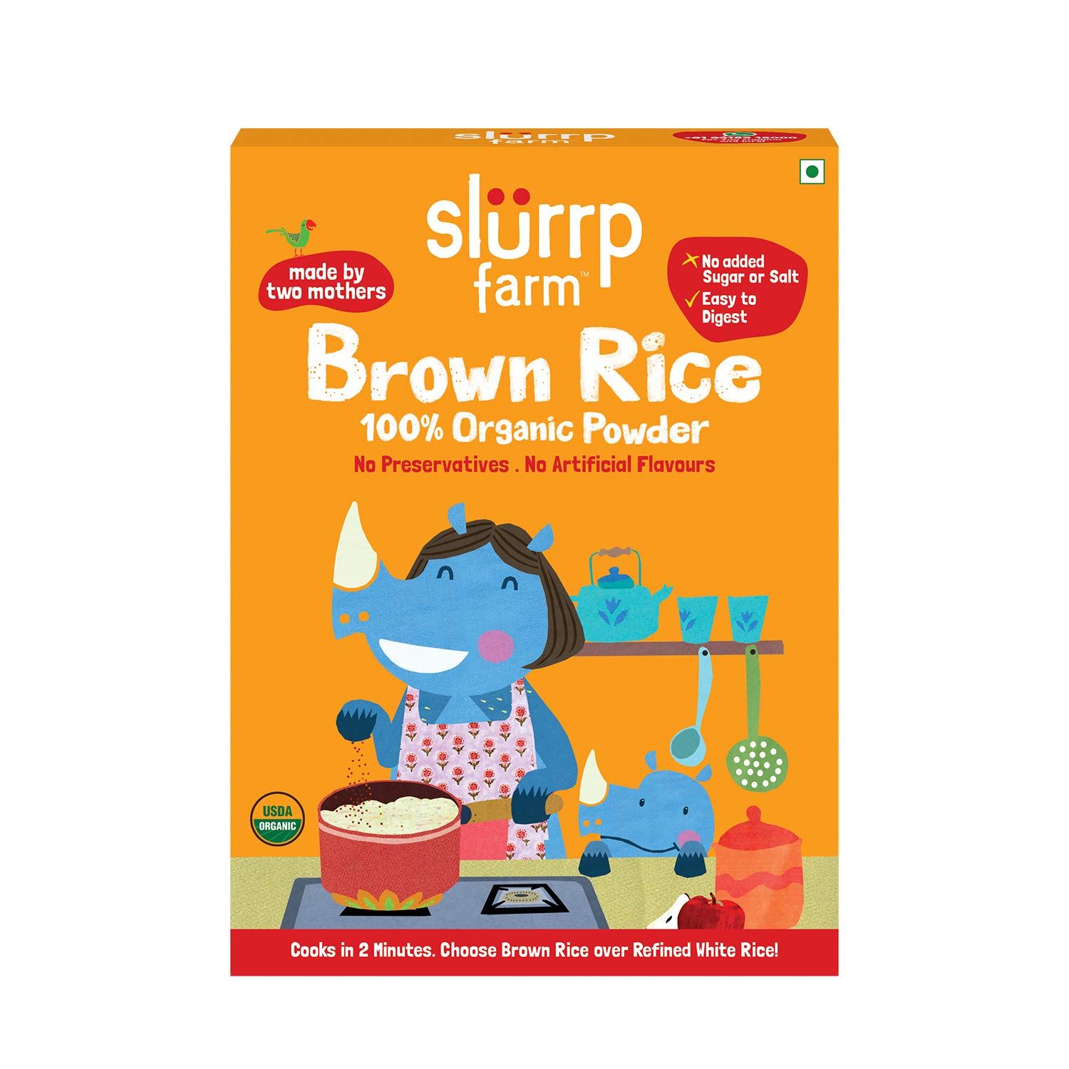 Slurrp Farm Organic Brown Rice Powder Image