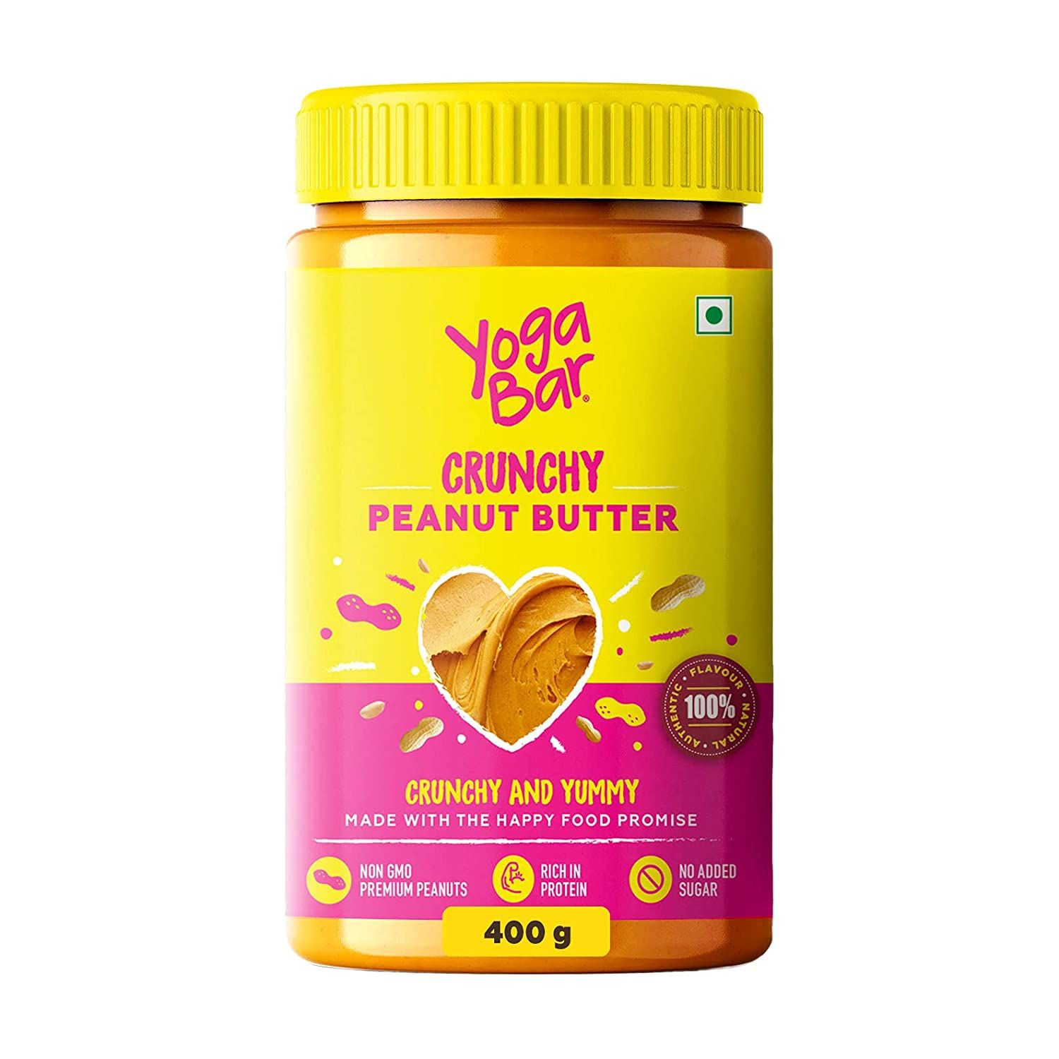 Yogabar Crunchy Peanut Butter Image