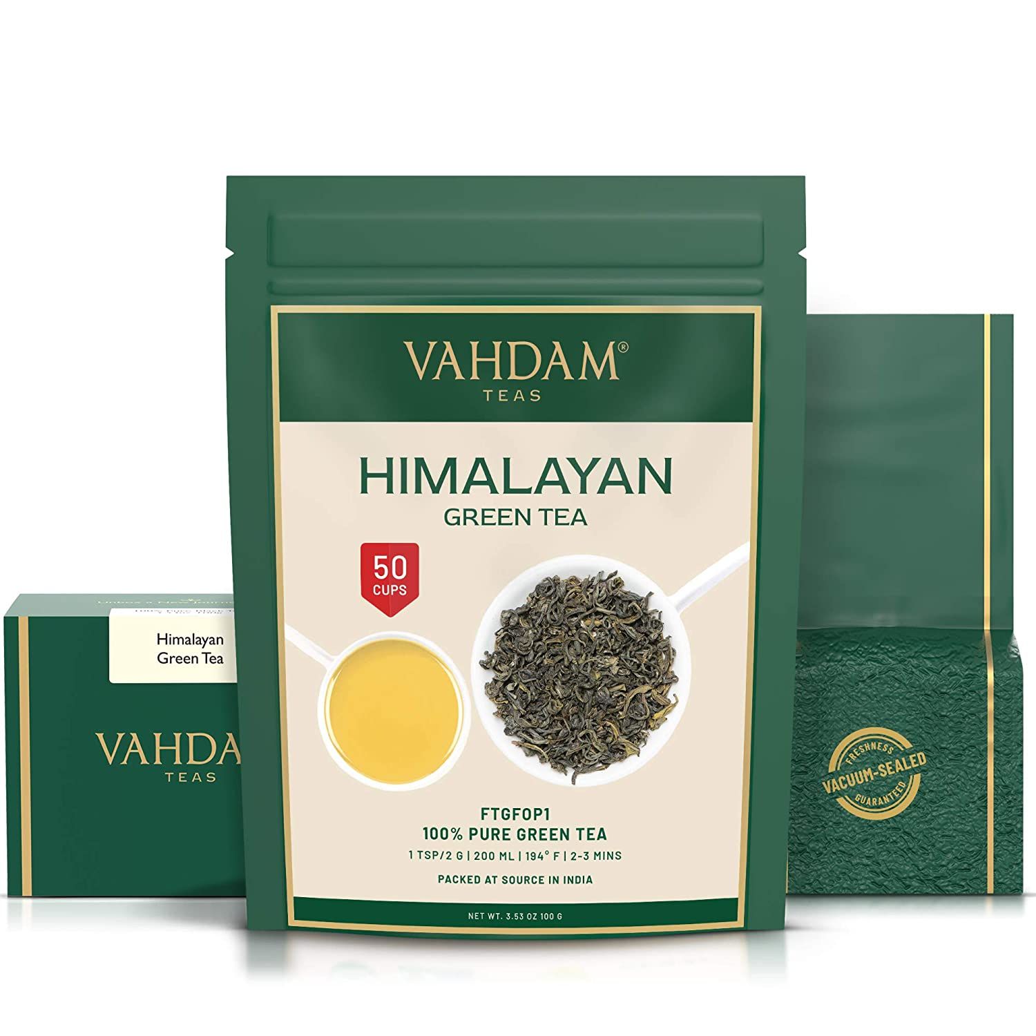 Vahdam Himalayan Green Tea Image