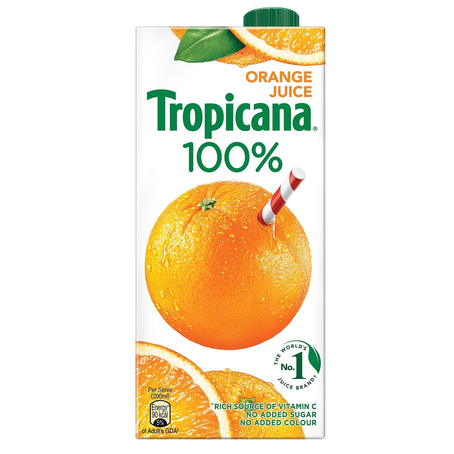 Tropicana Orange 100% Juice Tetra Image
